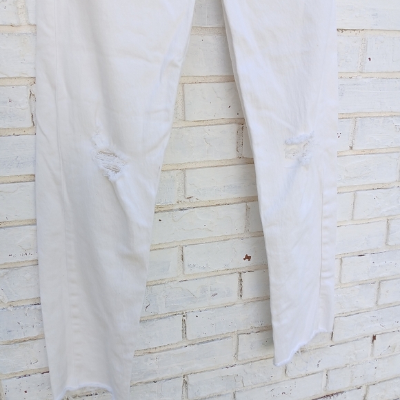 Gap Cheeky Sky High White Jeans Size 4 Tall - Picture 6 of 9